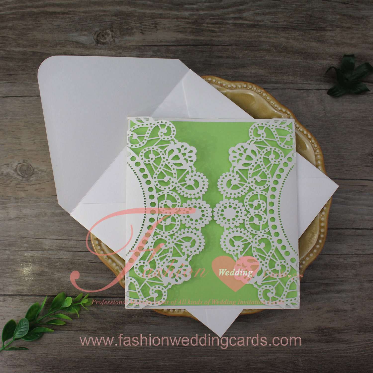 Unique Laser Cut Wedding Invitation Cards Design